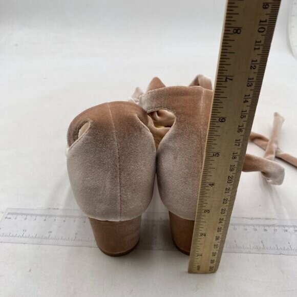 XYD Women's Cream Block Heel Sandals - Picture 5 of 7